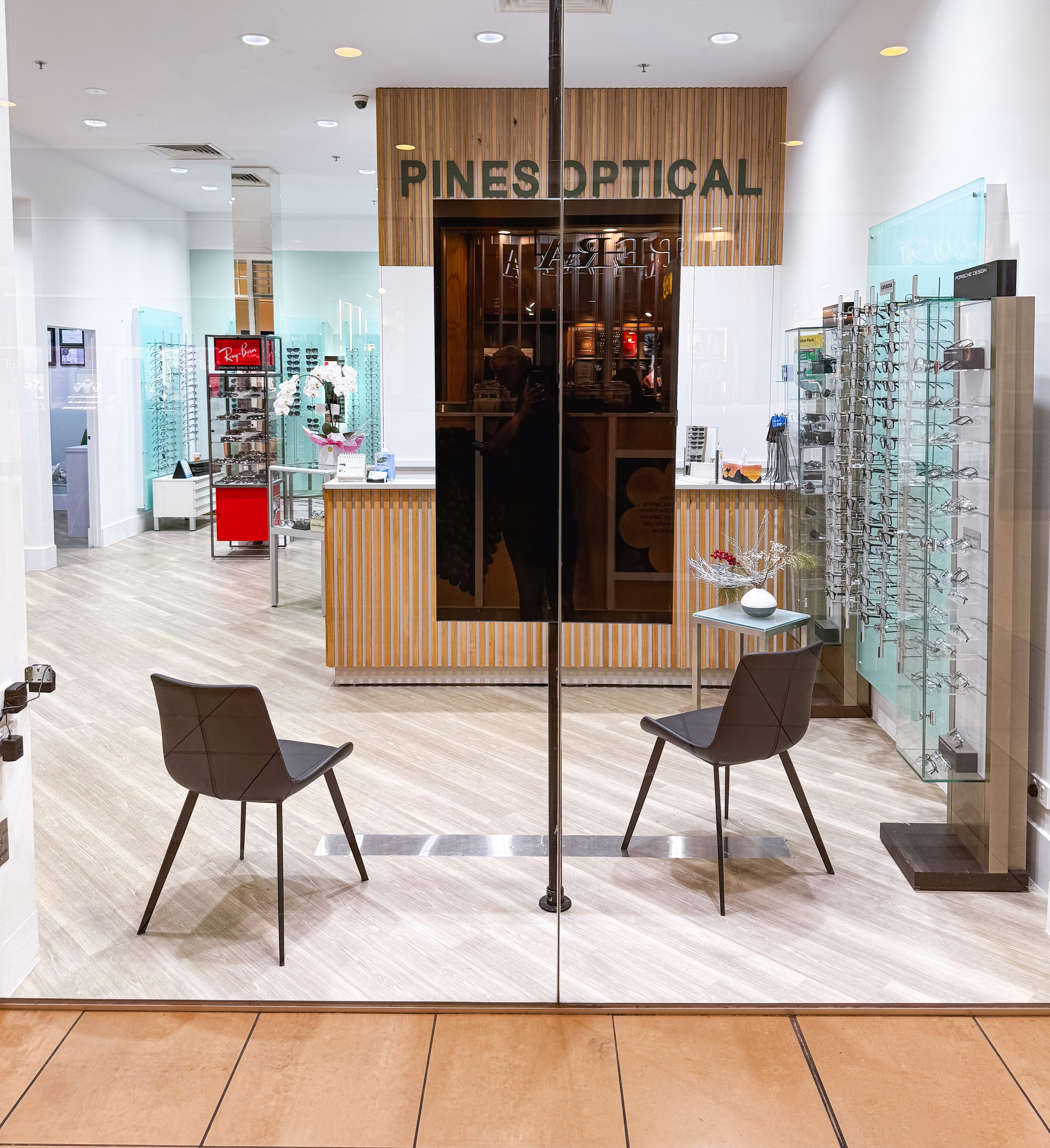pines optical shop fitout