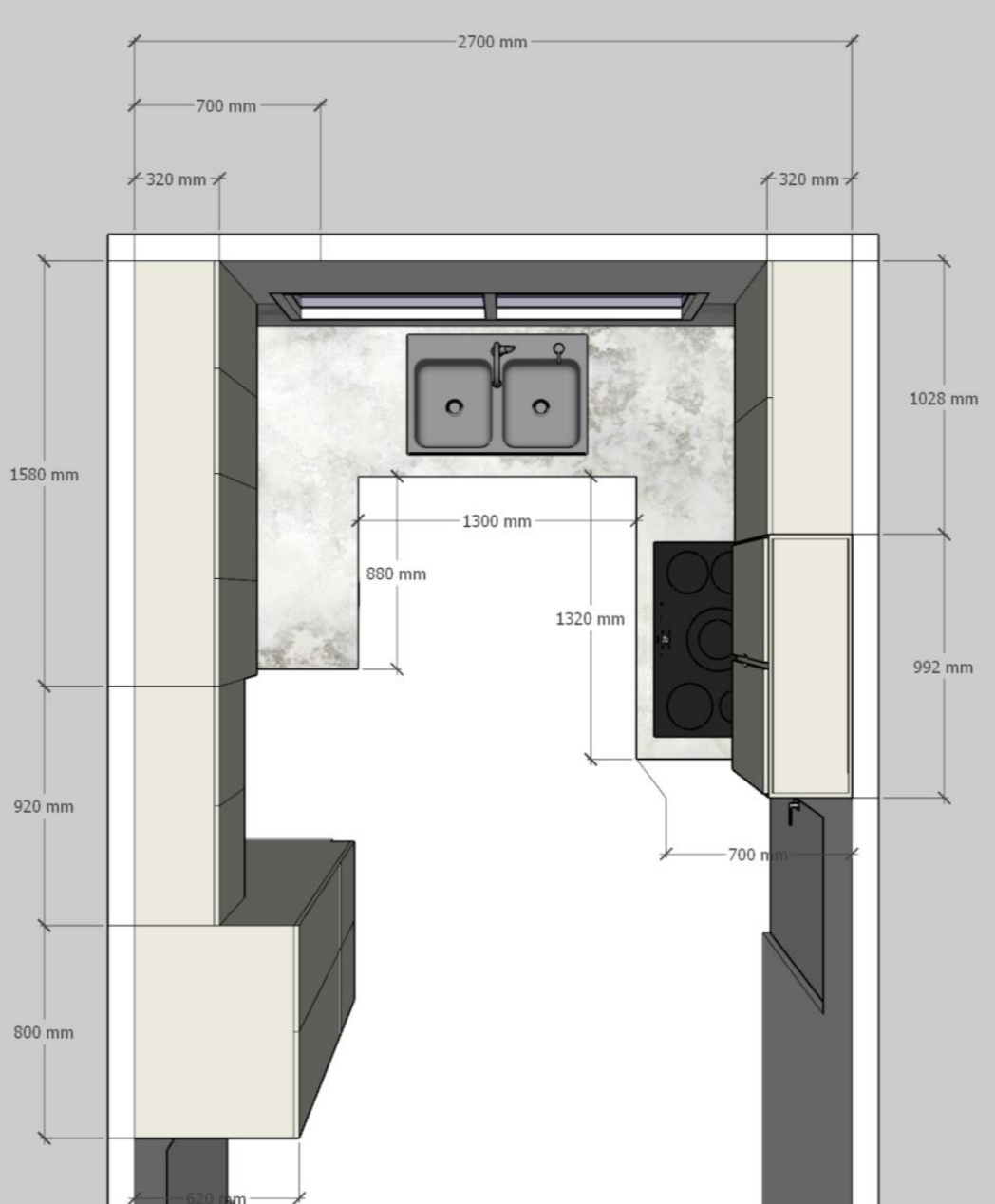 tharratt st kitchen renovation - design
