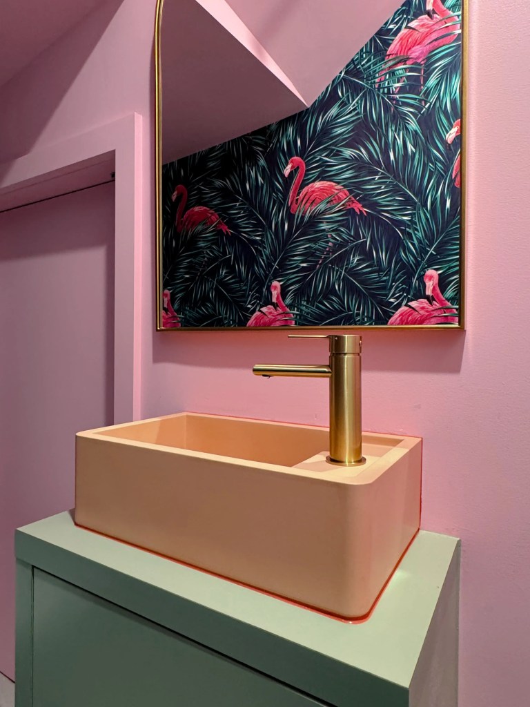 elm st powder room renovation