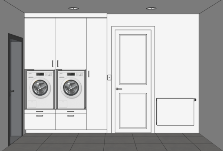 Como Avenue laundry renovation design