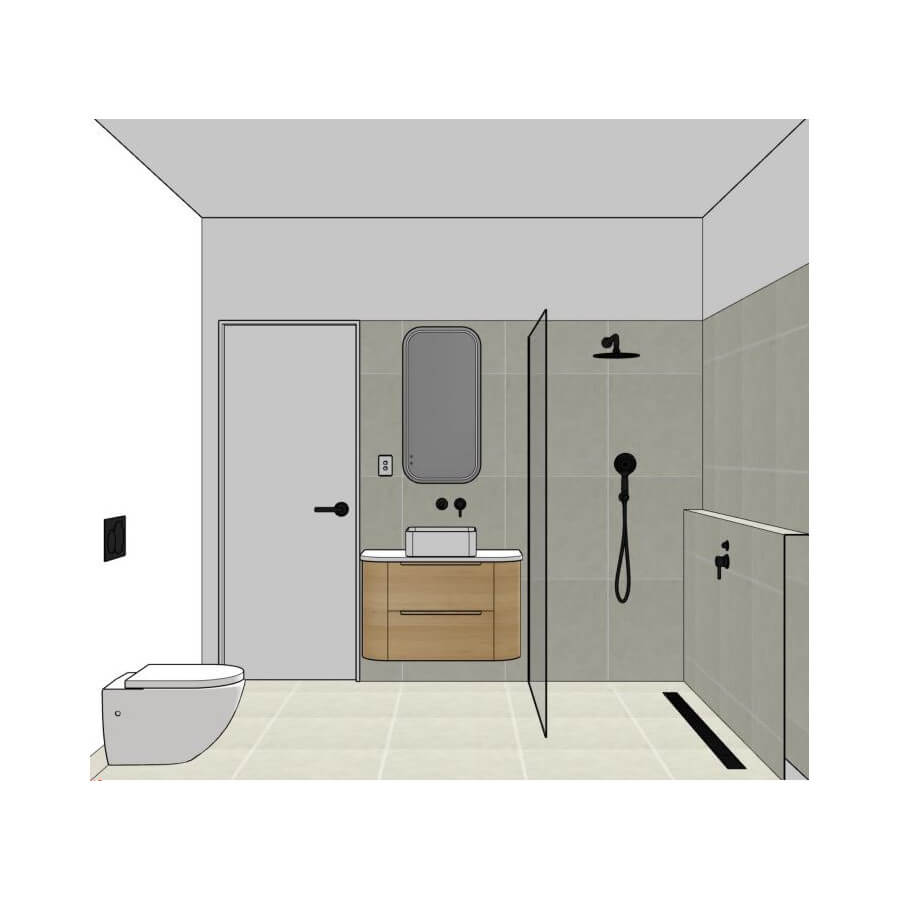 251 Mitcham Road Design Ensuite Elevation C