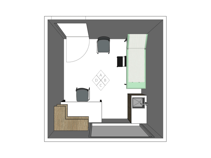 Bridge Road Room 1 Top Elevation