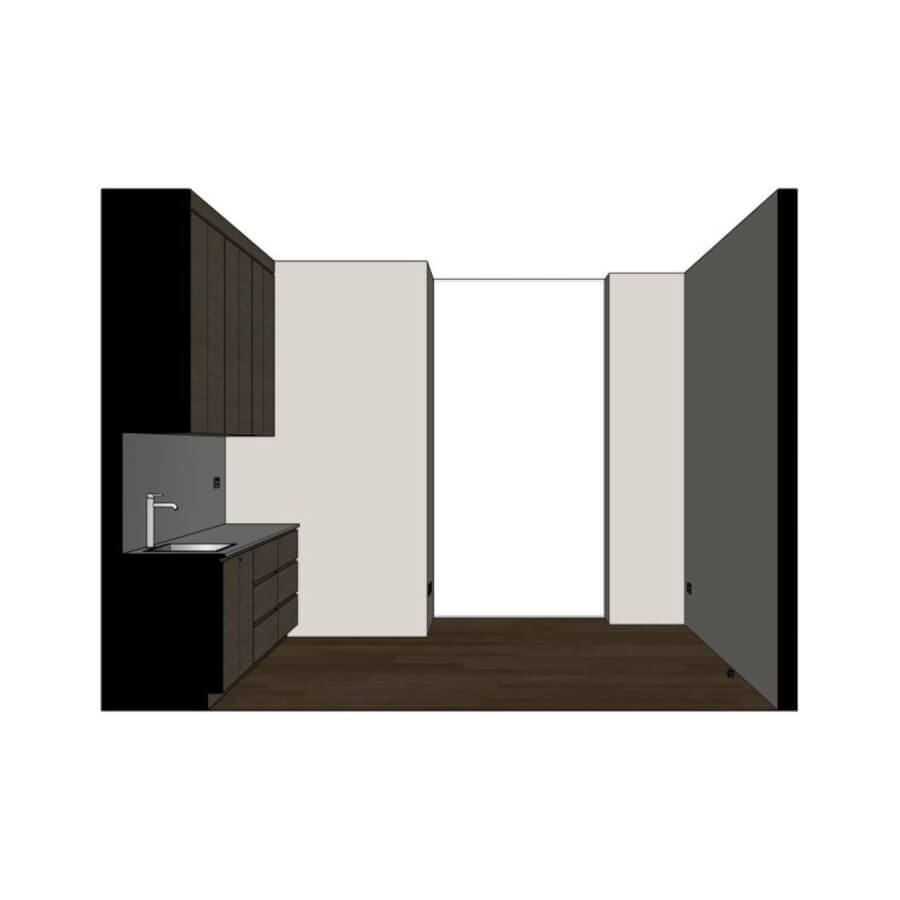Northcote Eyes Design Kitchen Elevation A