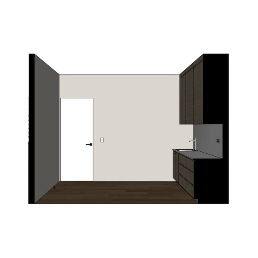 Northcote Eyes Design Kitchen Elevation D