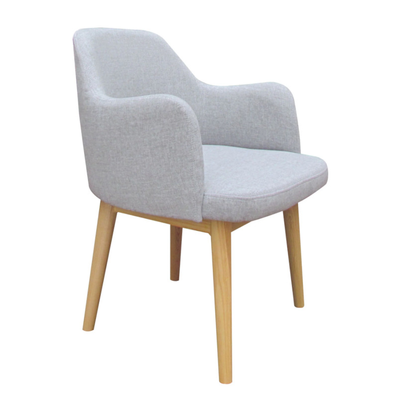 Snow Single Tub Beech Frame (with Arm)