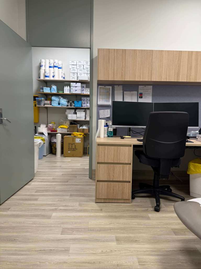 WUME Epworth Clinical Room Storage Entrance