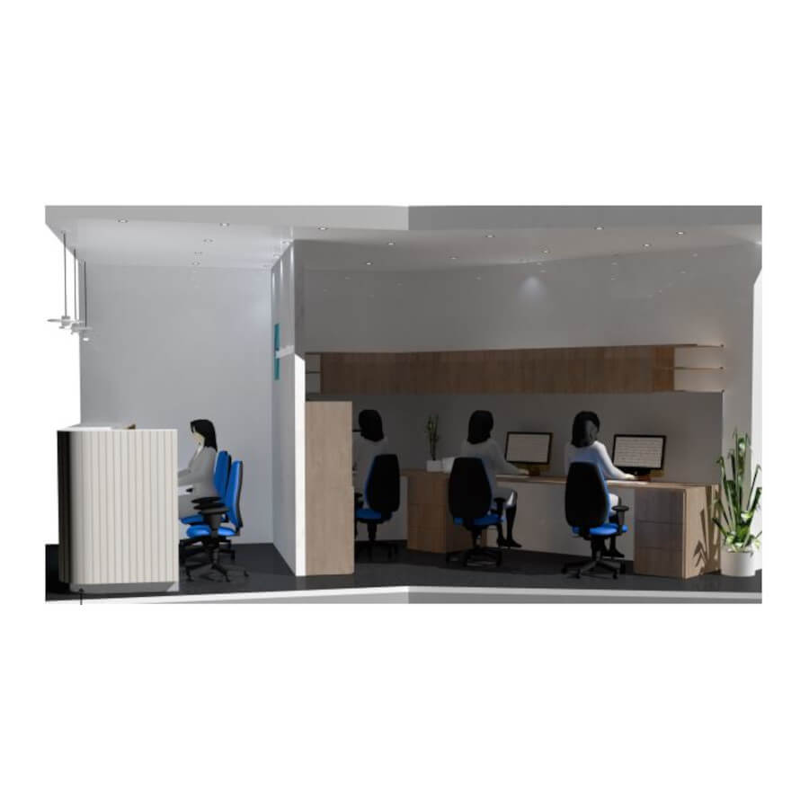 WUMe Back of House Workstation Side