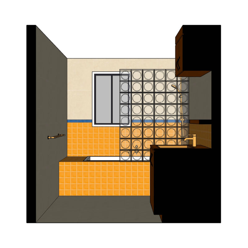 Shorts Rd Coburg Bathroom and Laundry Elavation A 2