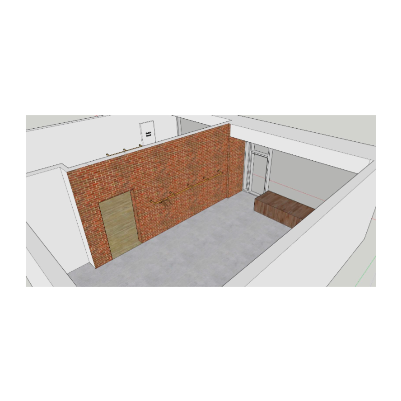 IDAH-Clothes Rack Design-Elevation B1